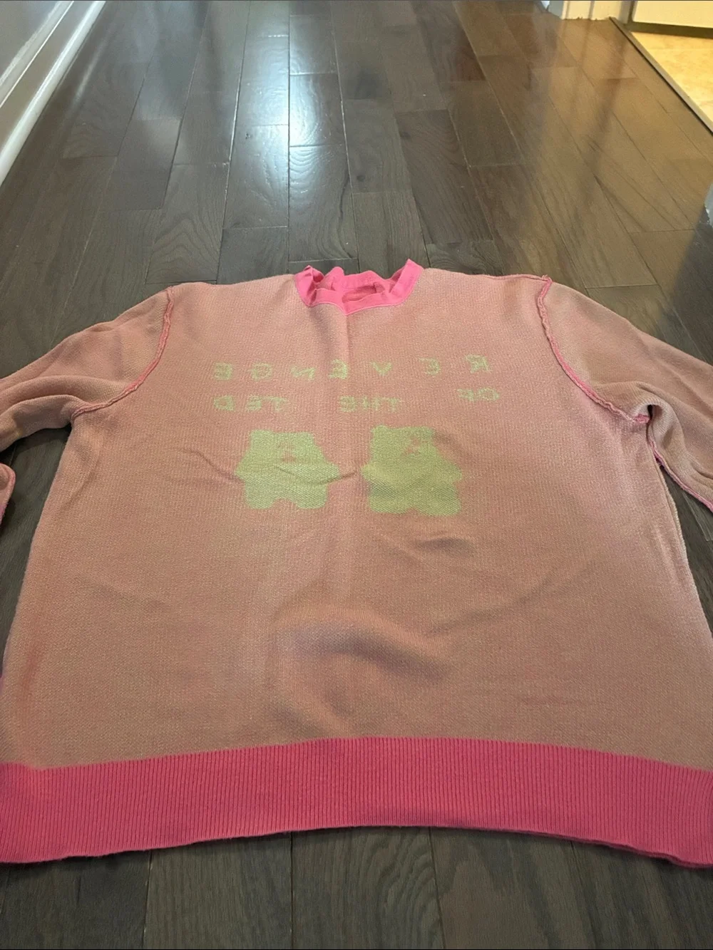 Teddy Fresh: Revenge of the Ted Pink Sweater